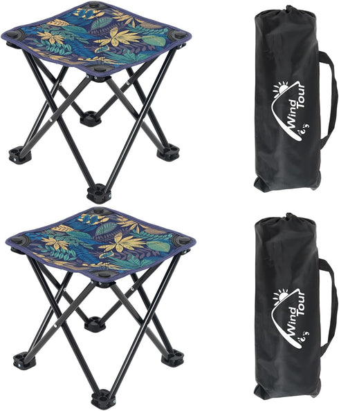 Wind Tour Portable Folding Camping Stool Outdoor Camping Lightweight Samll Chair for Fishing Hiking