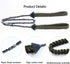 Pocket Chainsaw with Paracord Handle, Folding Chain Hand Saw, Emergency Outdoor Survival Gear for Camping Hunting