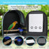 Bird Backpack Carrier, Travel Cage with Tray and Perch, Waterproof Pad for Parakeets and Lovebirds