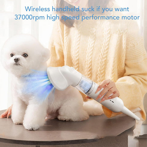 Dog Vacuum for Shedding Grooming, Cat Grooming Kit and Vacuum, Pet Grooming Vacuum Cleaner Automatic Shedding Brush Dog