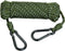 Hunters Specialties 30ft Heavy Duty Reflective Treestand Rope, Large-Diameter Rope with 2 Carabiner Clips
