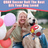 Dog Toys Soccer Ball with Straps, Durable Outdoor Toy for Small Medium Dogs, Puppy Birthday Gifts (6 Inch)
