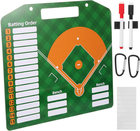 Yardwe 1set Sports Baseball Training Board Portable Dry Erase Clipboard for Lightweight