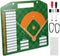 Yardwe 1set Sports Baseball Training Board Portable Dry Erase Clipboard for Lightweight