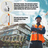 Self-Locking Rope Grab Ascender, Alloy Steel for Heavy Industry, Roofing, Construction, and Fall Protection