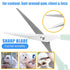 Pet Grooming Kit with Shedding Slicker Brush, Bath Massage for Rabbit, Puppy, Kitten, Includes Combs and Brushes