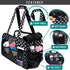 PetAmi Small Dog Purse Carrier, Soft-Sided Bag with Pockets, Airline Approved, Max 18 lbs, Polka Dot Black