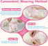 360 60 Dono Disposable Pull It Up Female Dog Diapers, Stretchy Waist Puppy Diapers, Super-Absorbent Doggie Diapers