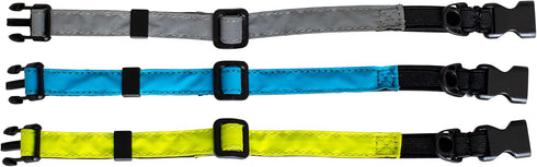 CatGoods Reflective Blue Stretch Cat Collar – Adjustable, Comfortable, Escape-Safe Alternative with ID and Bell