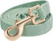 Corduroy Dog Leash, 5 Ft Length for Small Medium Large Dogs (Grass Green, Medium)