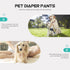 Dog Sanitary Pants Puppy Diaper Pantie Cotton Lace Blue S Female Dog Period Underwear Pet Diaper for Incontinence