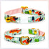 Cute Green Dinosaur Cat Bow Tie Collar, Breakaway with Bell, Safety Plastic Buckle for Cats