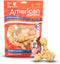 Pet Factory American Beefhide 4-5" Knotted Bones Dog Chew Treats - Chicken Flavor, 8 Count