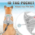 BARKBAY No Pull Dog Harness Large, Reflective Harness with Front Clip and Easy Control Handle, Grey