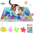 Upgraded Water Sensory Playmat for Cats, Interactive Pet Water Sensory Mat Pad, Thickened Cat Dog Toys for Indoor