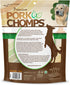 11 Inch 4 Count, 1 Pack Pork Chomps Baked Pork Skin Dog Chews, Knots, - Long-Lasting Treats for Dogs - High Protein