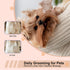 Cat-Ear Design Puppy Brush, Gentle Soft-Bristle Small Dogs Plastic Detangling Grooming Tool, Fit for Yorkie Shih Tzu