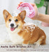 Aoche 4Pack Pet Grooming Brush Kit, Dog Bath Brush, Flea Comb, Soothing Massage Rubber Comb, Cat Tear Stain Comb