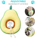 Frienda 2 Pieces Adjustable Cat Cone, Recovery Collar for Kittens After Surgery, Elizabethan Donut Neck Cone with Edge