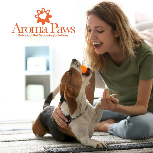 Scented Dog Coat Spray - Cleansing, Conditioning, Moisturizing - Toxin Free Ingredients - Aromatic Puppy Spray (4.5