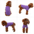 Lovelonglong 2019 Pet Clothing - Basic Blank T-Shirt for Small Dogs, Purple, Size L