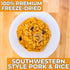 Nutristore Freeze-Dried Southwestern Style Pork and Rice - Emergency Survival Meal, 25 Year Shelf Life, USDA Inspected