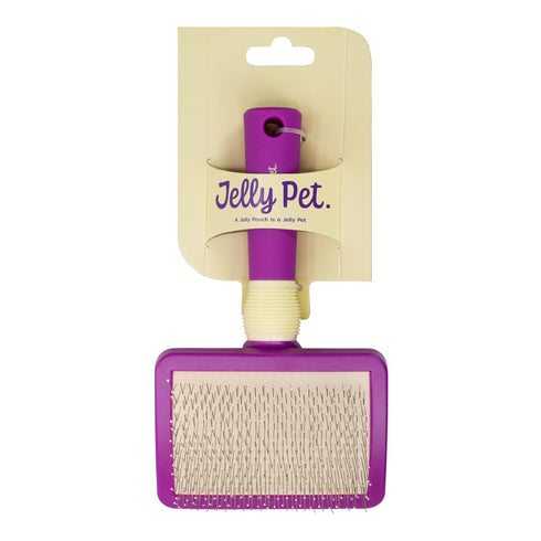 Pivoting Slicker Brush - Soft Pin Slicker for Shedding Dogs, Protects Skin, Effortless Brushing, Detangles and Desheds