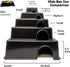 Pangea Reptile Hide Box (C- Medium) in Black