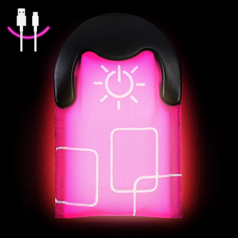 Flintronic Reflective Running Gear Set with Magnetic LED Clip Lights, Rechargeable Safety Lights for Night Running