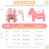 Dog Harness and Leash Set with Bow Knot, No Pull Pet Daisy Floral Harness with D-Ring Soft Mesh Vest for Small Girl