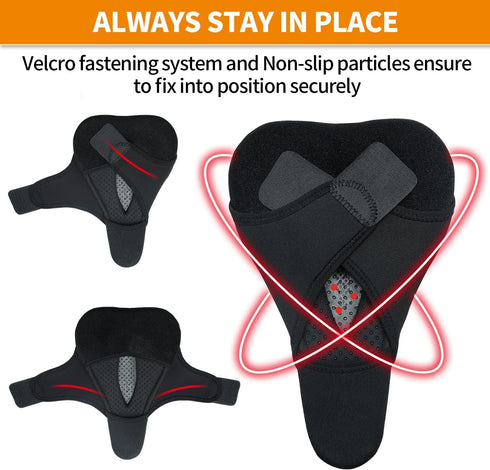 Souke Sports Bike Seat Cover, Gel Padded Bike Seat Cushion, Bicycle Saddle Pad for Women Men with Hollow Design, Water
