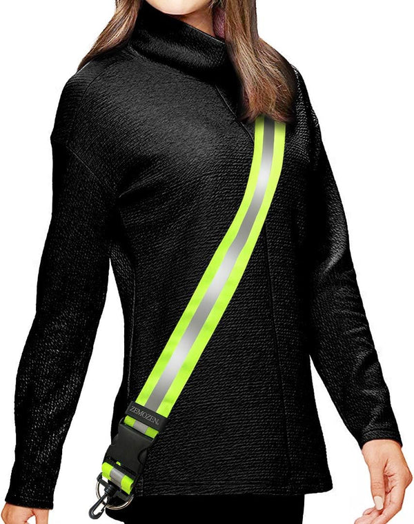 High Visibility Reflective Sash for Walking at Night, Perfect Substitution Reflective Vest, Reflective Jacket, Running