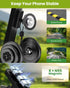 GiantHope 360 2026 Magnetic Golf Cart Phone Holder, Golf Accessories Gifts for Men Dad Husband Unique, Rotation Phone