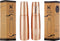Set of 2 Copper Water Bottles with Copper Tumblers - 1000 Ml Capacity for Ayurveda Health Benefits