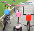 Kids Bike Basket, Adjustable Straps Bicycle Front Basket for Boys Girls, Strong Load Handlebar Basket for Outdoor