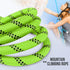 Joytale 6/5/4 FT Heavy Duty Nylon Braided Dog Leash for Small Medium Breeds, Padded Handle, Green, 6'×3/8''
