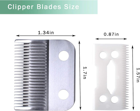 Replacement Clipper Blade for W-AHL #30-15-10 Pro Ion, Professional Pet Animal Dog Adjustable Blade Set