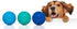 Snug Rubber Dog Balls for Small and Medium Dogs - Tennis Ball Size - Virtually Indestructible (3 Pack)
