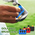 Nuanchu 10 Packs 3 in 1 Retractable Golf Club Cleaner Tool, Portable Brush & Sharpening Tool