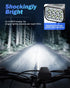 Victoper Bike Light Set, High Lumens Super Bright USB Rechargeable Headlight & Tail Light, 6+4 Modes, Waterproof