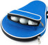 Table Tennis Bat Bag, Ping Pong Paddle Pouch with Ball Storage Pocket, Waterproof Racket Cover with Inner Liner