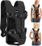Lukovee Dog Backpack Carrier - Legs Out Easy-Fit Front Carrier for Small Medium Dogs, Adjustable for Hiking, Black