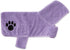 Bone Dry Pet Robe Collection, Embroidered Absorbent Microfiber Bath Robe with Adjustable Closure, Small, Lavender