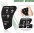 SAVITA 2pcs Umpire Accessories Set, 4 Wheels Umpire Indicator and Baseball Counter Clicker for Scorekeeper