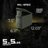 50 Cal Ammo Can M2A2, Steel Waterproof Metal Box for Storage, Military Spec Certified Utility Dry Ammo Box