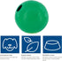 PetKORE 4.75" : KoreFlex Ball - Large, Green, Dog Toy, Shape Maintaining Rubber, Treat Stuffing Center