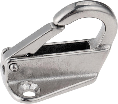 Stainless Steel 316 Spring Snap Attach Rope Hook, Marine Fender Hook, Clothes Boat Hardware Accessories (4 Pack)