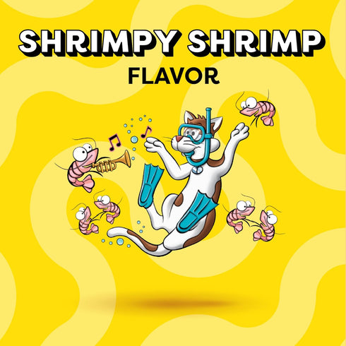 16 oz. Temptations Cat Treats, Classic Crunchy and Soft Cat Treats, Shrimpy Shrimp Flavor, Tub