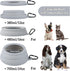 OHMO Collapsible Dog Water Bowl, No Spill Design, 24oz Medium, Portable Pet Bowl for Road Trips, Ash Color