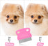 5 Pieces Dog Eye Combs, Tear Stain Remover Combs for Small Dogs, Gently Removing Eye Mucus (Pink, Black)